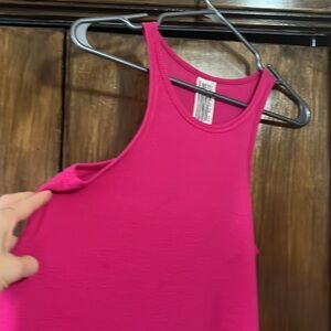 Free People hot pink tank top